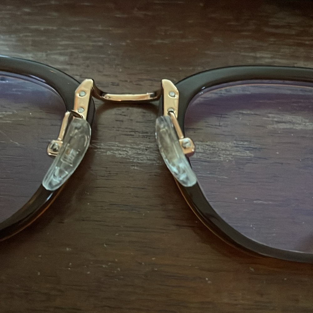 Diff Rue TP-BB169 46-23-145 brown & gold metal eyeglasses w/Black logo soft Case - Picture 5 of 16